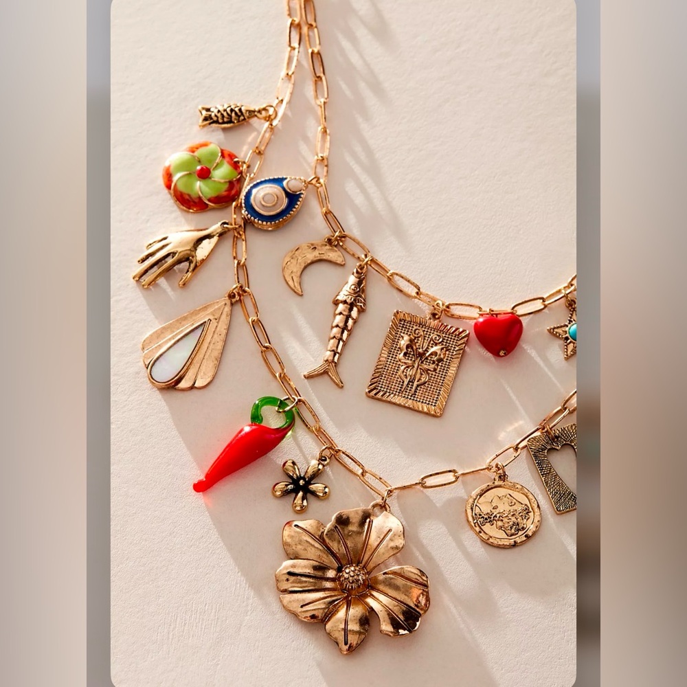 Free People Maxamillion Charm Necklace - Picture 7 of 16